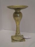 Gilded Metal Candleholder