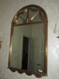 Gilded Mirror w/ Swag Top