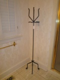 Petite Wrought Iron Clothing/Coat Rack