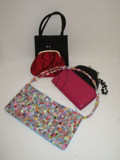 Lot - 5 Ladies Evening Bags