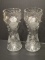 Pair of Lead Crystal Vases