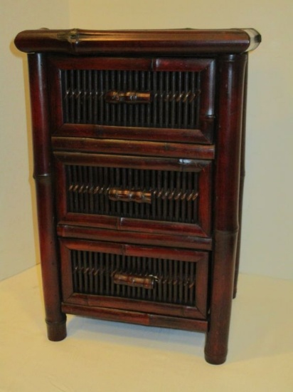 Vintage Chinese Bamboo Chest