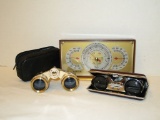 Lot Opera Glasses & Barometer