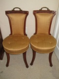 Pair of Vintage Italian Provincial Parlor Chairs