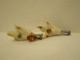 Lot - 2 Vintage Grouse Claw Kilt Pins