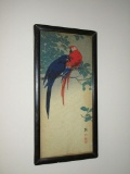 Vintage Asian Print of Birds