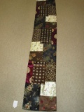 Vintage Asian Silk Patchwork Runner