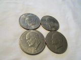 Lot - (4) 1971 Eisenhower Dollars