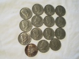 Lot - (15) 1974 Kennedy Halves