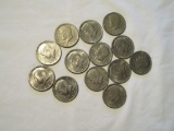 Lot - (13) 1971 Kennedy Halves