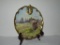 Hand painted Austrian Imperial Crown Lemon Plate w/ Finger Hold