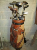 Golf Bag w/ Left Handed Clubs