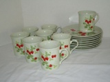 Lot - Strawberry Motif Dishes