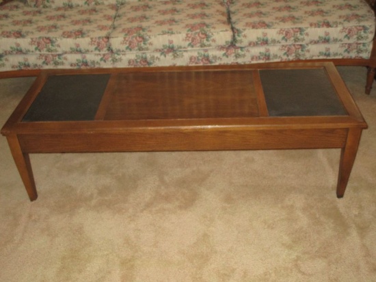 Coffee Table w/ Slate Inlay