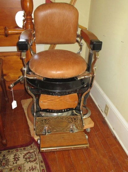 Vintage Koken Barber Chair - has been completely restored - Beautiful piece
