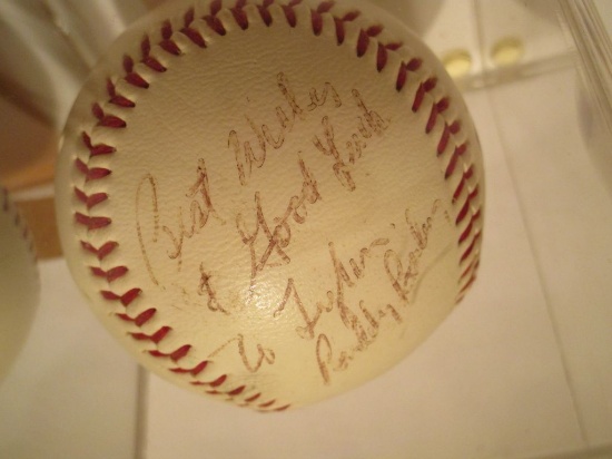 Autographed Braves Baseball