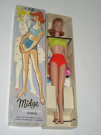 Rare "Midge" Barbie's Best Friend by Mattel Stock # 860 - 1962