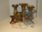 Lot - Misc. Decorative Candle Holder Gilt Molded Designs (1) Metal - Various Sizes
