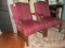 Pair - Mahogany Upholstered /arm Chairs