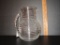 Retro Glass Pitcher w/ Ribbed Design - Made in Italy