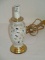 Miniature Pierced Ceramic Lamp