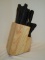 Revere Ware Knife Set & Storage Block - See Pictures