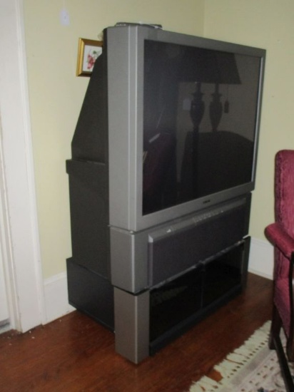 Sony TV w/Stand & Remote - Screen Measures 42"