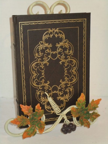 Metal Stand w/ Book "The Mystery of Edwin Drood" by Charles Dickens