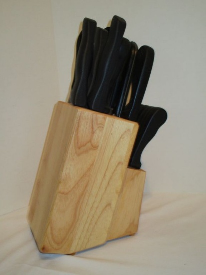 Revere Ware Knife Set & Storage Block - See Pictures