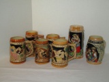 Lot - Ceramic Mugs Various German Designs (4) Marked  Japan - See Pictures