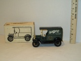 ERTL Die Cast Bank 1912 Ford Replica Open Front Panel Side 1992 1/25 scale