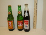 Lot - Vintage Drink Bottles - (2) 12 oz. Sundrop / 1979 Rookie of The Year Dale Earnhardt and