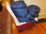 Lot - 2 Sleeping Bags & Igloo Cooler