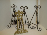 Lot Misc. Decorative Plate Stands