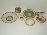 Lot - Misc. Porcelain & Other - Wedgwood Pin Dish, Miniature Victorian Compote, Oriental