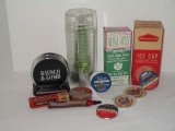Lot - Misc. Advertising Items: BF Good wrench Ice Cap #37, Nuba-Wax, Weber Silicone, etc.