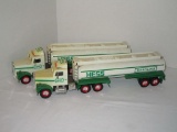 Lot - 1990 Battery Operated Hess Trucks - Used Condition