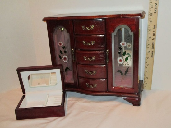 1 Jewelry Box - 1 Jewelry Armoire
