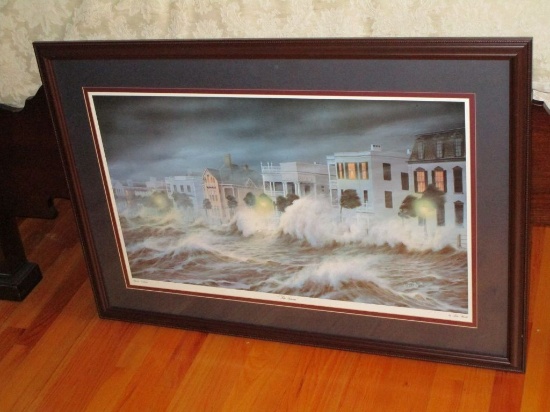 Jim Booth Print "The Storm" Framed & Matted