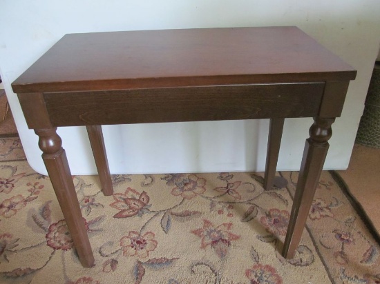 Mahogany Piano Bench w/ Lift Seat for Music Books