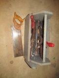 Carpenters Box w/ Assorted Tools