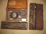 3 Tool Boxes w/ Misc. Wheels, Drills, Sockets, Files etc..