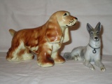 Lot -Ceramic Dog Figures