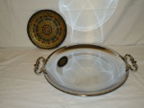 Lot - Vogue Serving Tray by Kromex 16.5