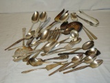 Lot - Misc. Silver-plate, Stainless WMA Rogers, S.H. Co. Quadruple Plate, etc.