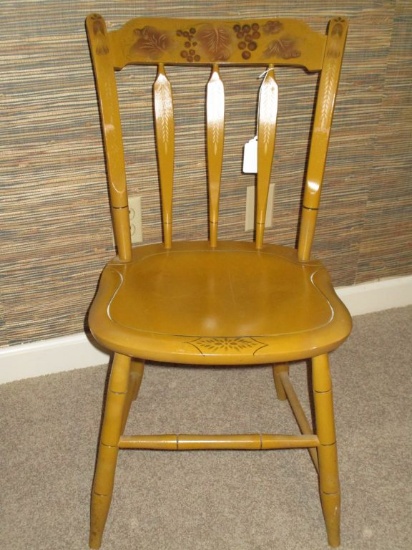 Hitchcock Style Wooden Chair