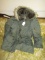 Vintage US Military Extreme Cold Weather Parka w/ Hood (Med)