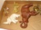 Lot - Misc. Figurines - Elephants & 1) Bull