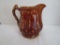 Brown Pottery Pitcher