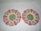 Pair - Decorative Plates Made in Portugal Jay Willfred for Andrea by Sadek